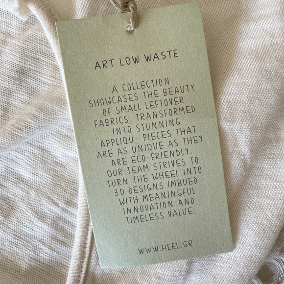 Purchased in Greece Brand "NEW" cream tank top - Picture 3 of 5